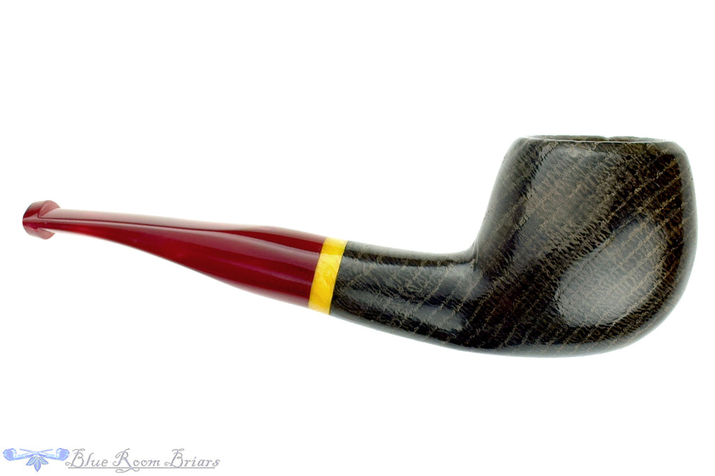 Blue Room Briars is proud to present this Ron Smith Pipe Bent Morta Apple with Acrylic