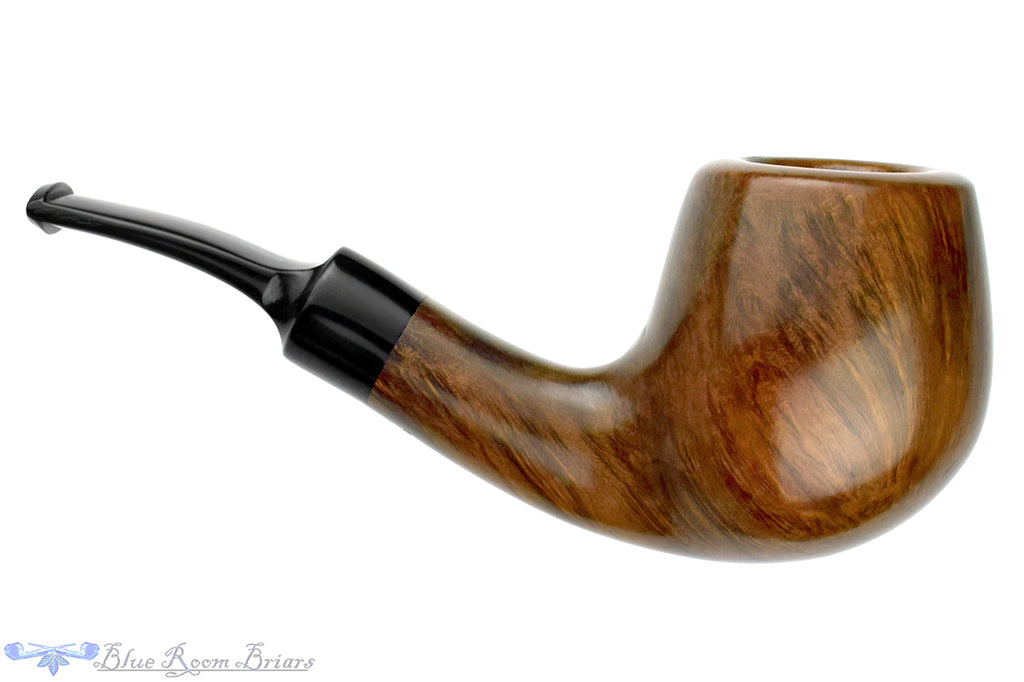 Blue Room Briars is proud to present this Ron Smith Pipe 2024 CPCC Pipe Making Seminar Bent Billiard