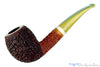 Blue Room Briars is proud to present this Dr. Bob Pipe Bent Rusticated Egg with Brindle and Acrylic