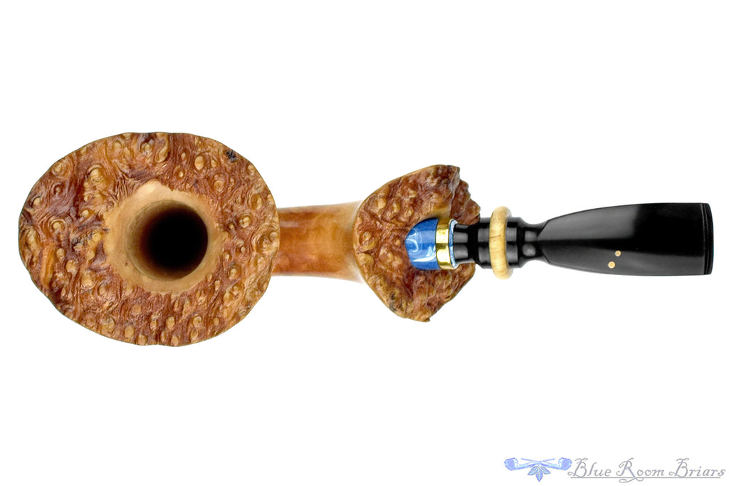 Blue Room Briars is proud to present this Joseph Skoda Pipe Bent Freehand Sitter with Brass, Acrylic, and Masur Birch