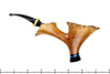 Blue Room Briars is proud to present this Joseph Skoda Pipe Bent Freehand Sitter with Brass, Acrylic, and Masur Birch