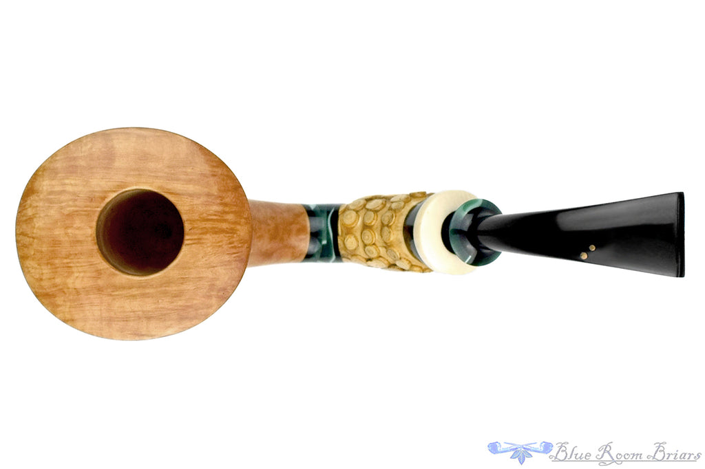 Blue Room Briars is proud to present this Joseph Skoda Pipe Bent Horn with Bamboo, Ivorite and Acrylic