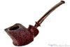 Blue Room Briars is proud to present this Nate King Pipe 944 Antique Blast Comet with Brindle and Titanium