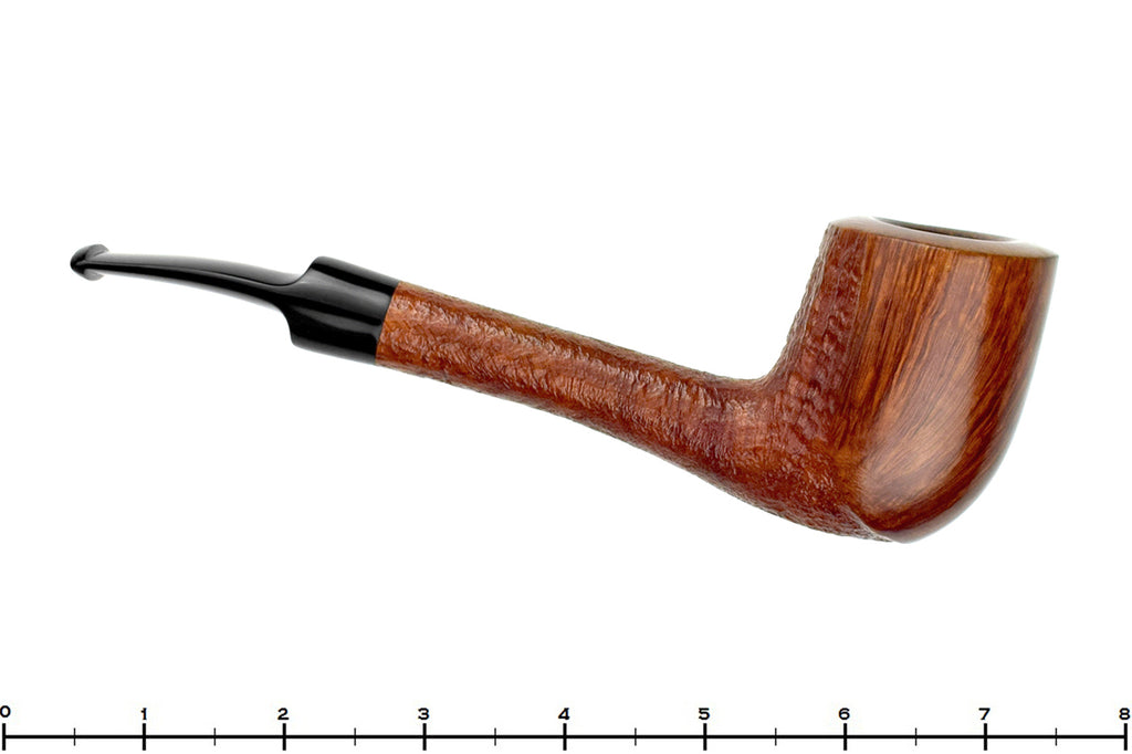 Blue Room Briars is proud to present this Savinelli Autograph Bent Partial Blast Billiard Estate Pipe