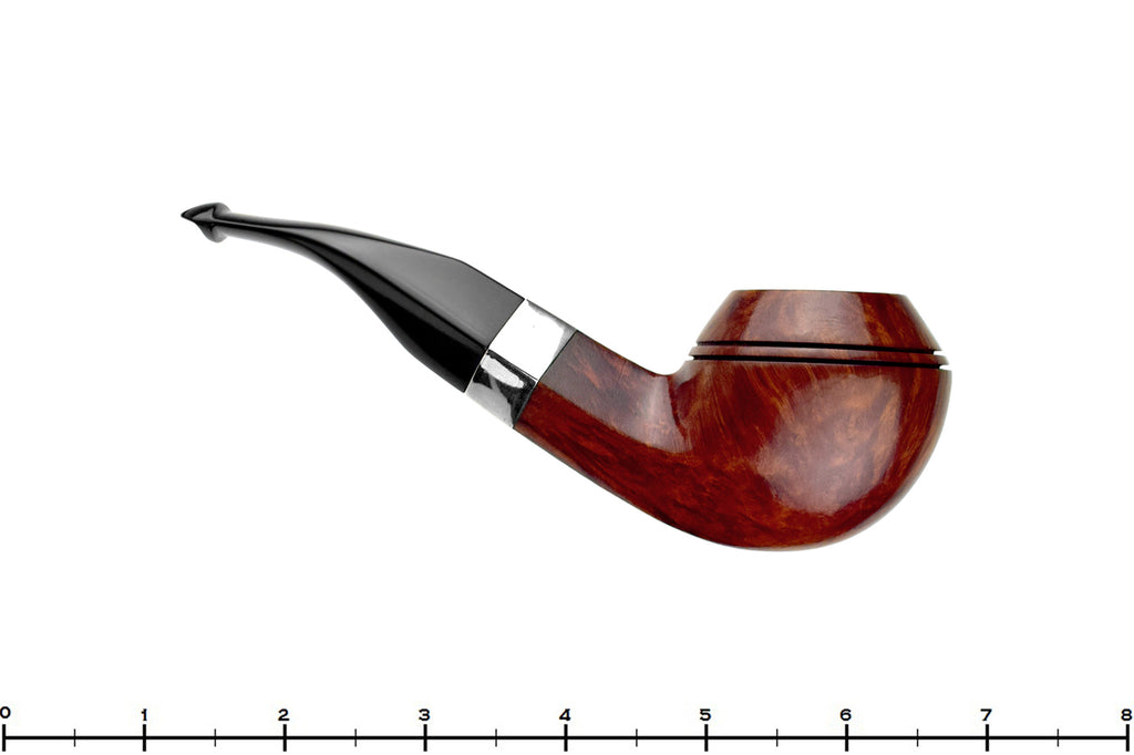 Blue Room Briars is proud to present this Peterson Sherlock Holmes Squire Bent Bulldog with Silver and P-Lip