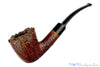 Blue Room Briars is proud to present this Stanwell Golden Danish 63 Bent Sandblast Freehand with Plateau Estate Pipe