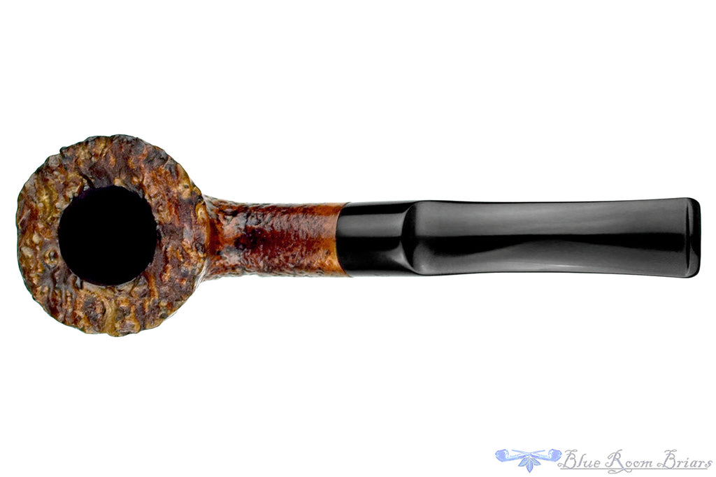 Blue Room Briars is proud to present this Stanwell Golden Danish 63 Bent Sandblast Freehand with Plateau Estate Pipe