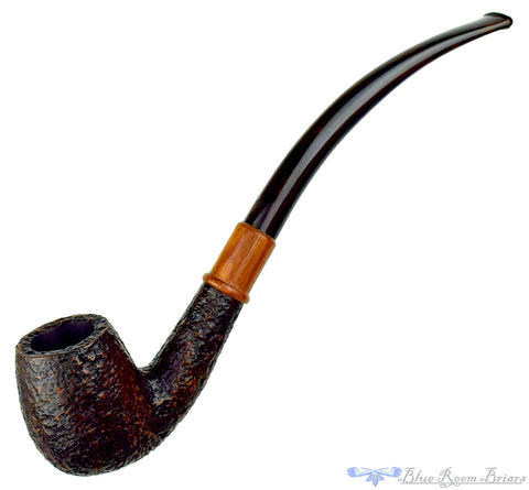 Stanwell 59 (Reg. Era) Bent Sandblast Acorn Estate Pipe with Replacement Stem