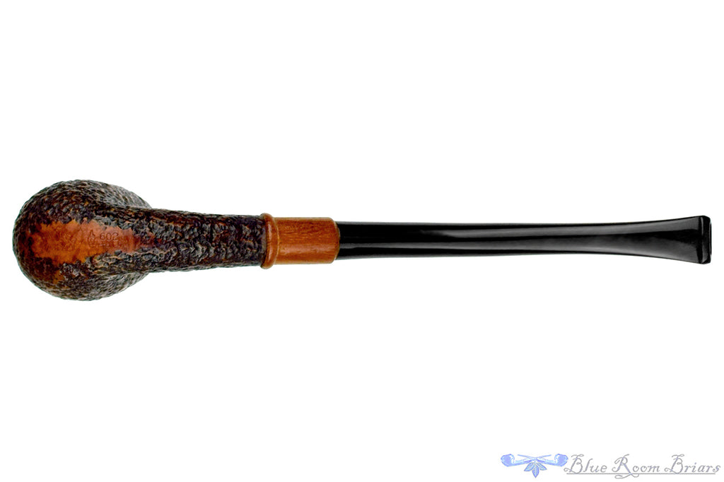 Blue Room Briars is proud to present this Savinelli Gandalf 602 Bent Rusticated Churchwarden (6mm Filter) with Boxwood Estate Pipe