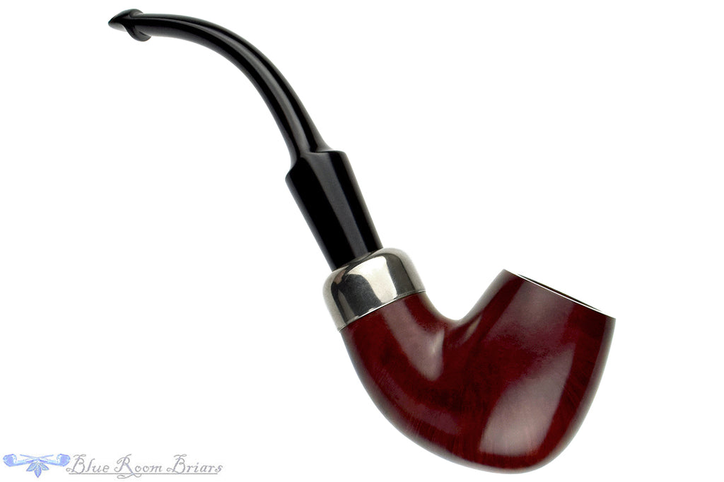 Peterson System Standard 307 1/2 Bent Billiard with Nickel and P-Lip Estate Pipe