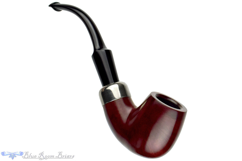 Peterson System Standard 307 1/2 Bent Billiard with Nickel and P-Lip Estate Pipe