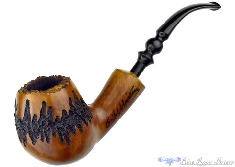 Hilson Goldline A 108 Billiard (9mm Filter) with Brass UNSMOKED Estate Pipe