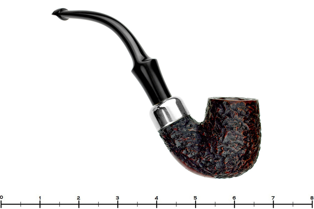 Blue Room Briars is proud to present this Peterson System Standard 312 Bent Rusticated Billiard with Nickel and P-Lip Estate Pipe