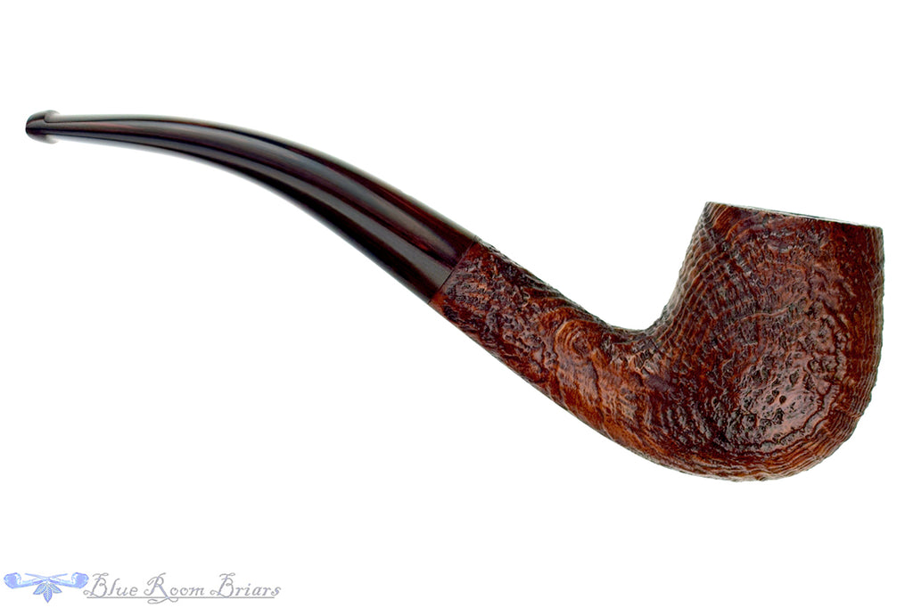 Blue Room Briars is proud to present this Dunhill Cumberland 4102 (2001 Make) Bent Billiard with Brindle Estate Pipe