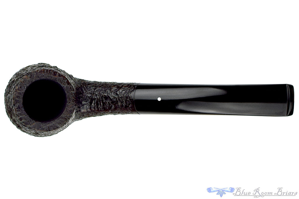 Dunhill Shell 4102 (1998 Make) 1/2 Bent Sandblast Billiard Estate Pipe