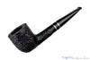 Blue Room Briars is proud to present this Dunhill Shell F 4106 (1980s Make) Sandblast Pot Sitter with Nickel Estate Pipe