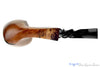 Blue Room Briars is proud to present this Randy Wiley 55 Bent Spot Carved Freehand with Wood Burl and Plateau Estate Pipe