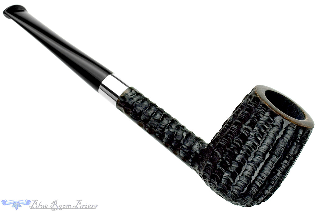 Blue Room Briars is proud to present this NomaD Pipe Rusticated Billiard with Nickel