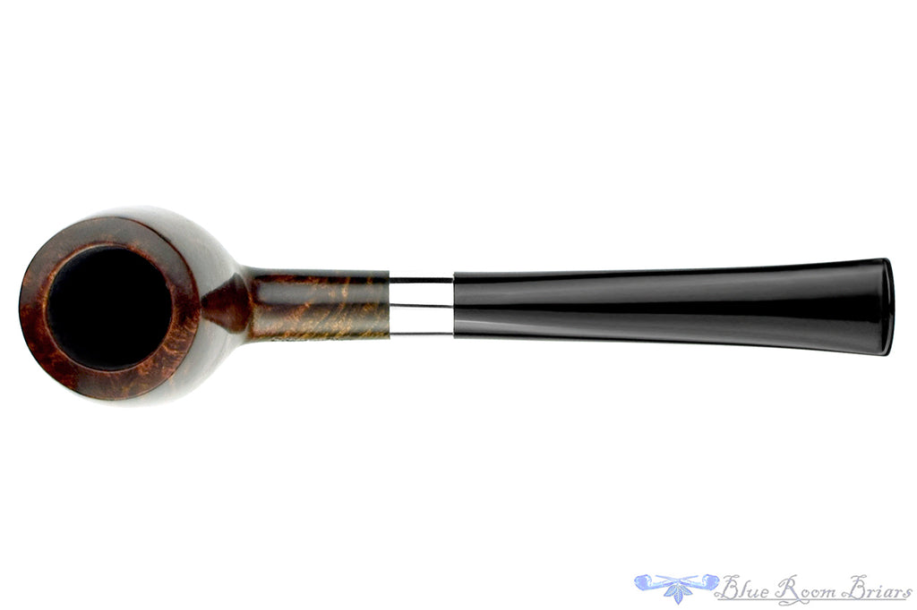 Blue Room Briars is proud to present this NomaD Pipe Smooth Billiard with Nickel