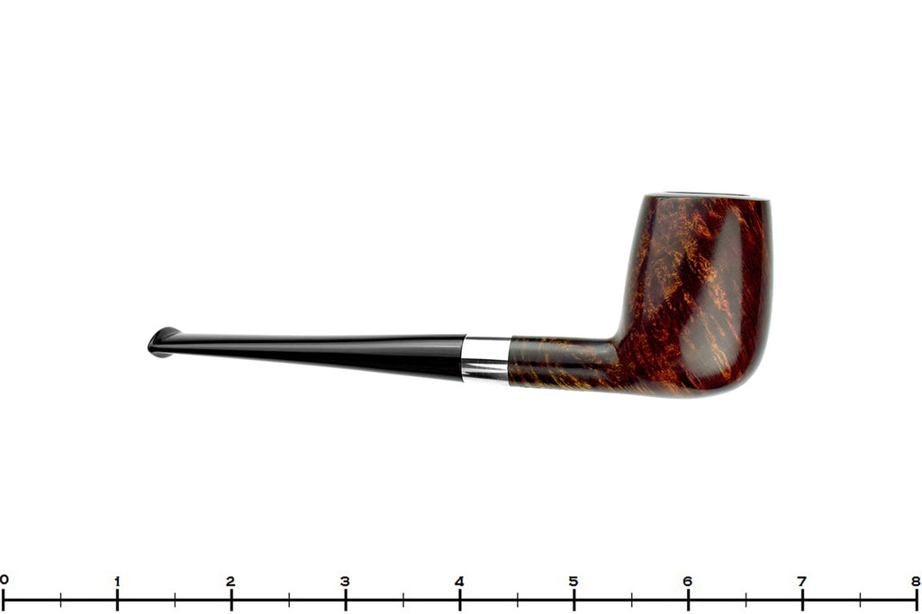 Blue Room Briars is proud to present this NomaD Pipe Smooth Billiard with Nickel