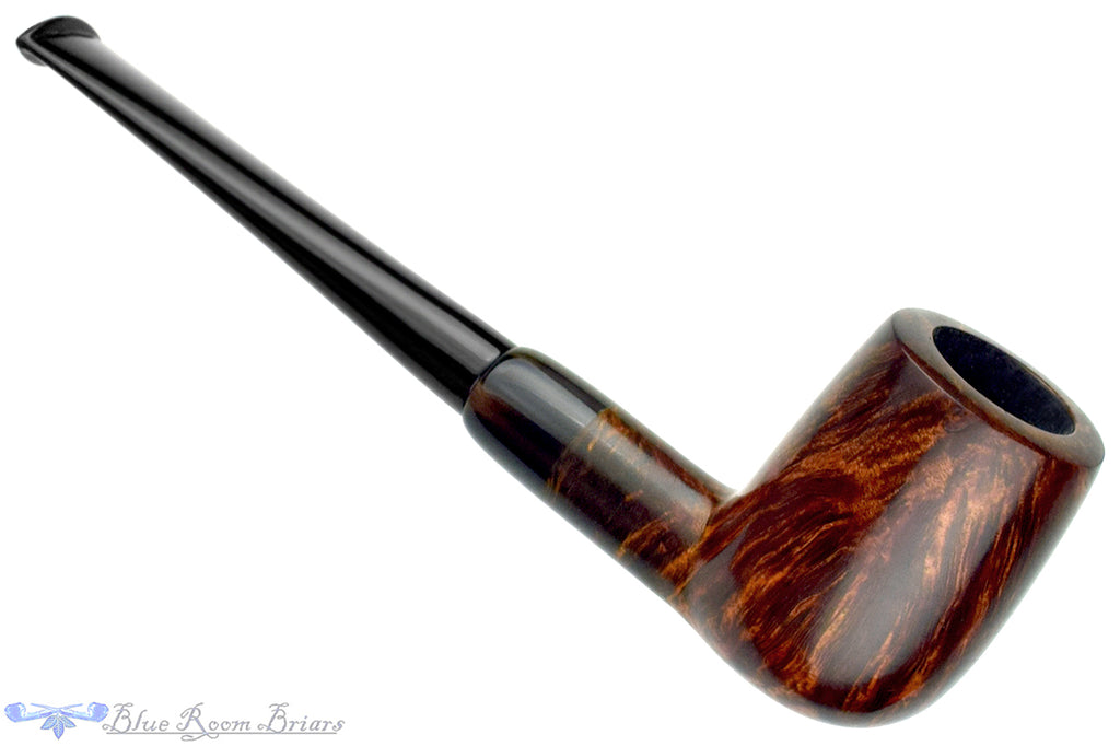 Blue Room Briars is proud to present this NomaD Pipe Smooth Billiard with Horn