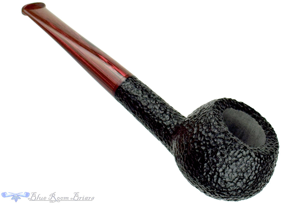 Blue Room Briars is proud to present this Bill Shalosky Pipe 737 Rusticated Straight Prince with Brindle