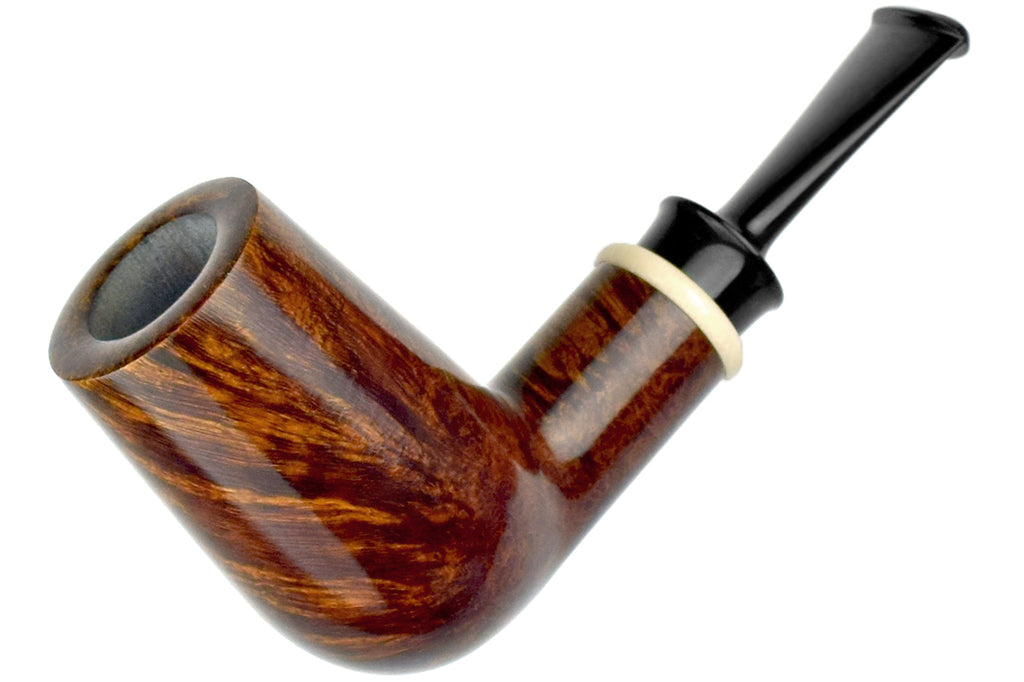 Blue Room Briars is proud to present this Bill Shalosky Pipe 754 Brow Burner with Ivorite