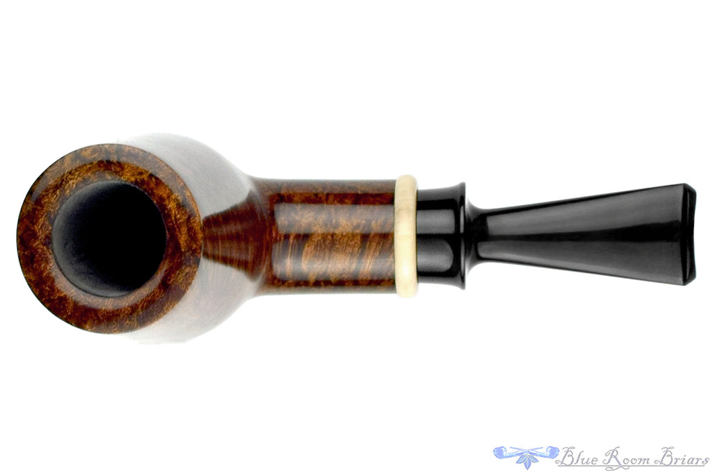 Blue Room Briars is proud to present this Bill Shalosky Pipe 754 Brow Burner with Ivorite