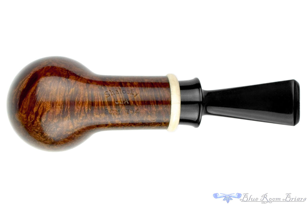 Blue Room Briars is proud to present this Bill Shalosky Pipe 754 Brow Burner with Ivorite