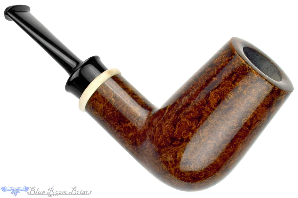 Blue Room Briars is proud to present this Bill Shalosky Pipe 754 Brow Burner with Ivorite