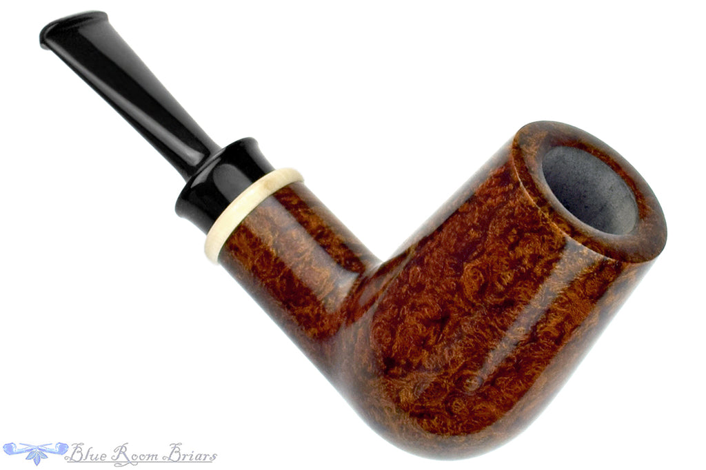 Blue Room Briars is proud to present this Bill Shalosky Pipe 754 Brow Burner with Ivorite