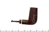 Blue Room Briars is proud to present this Bill Shalosky Pipe 753 Sandblast Brow Burner with Olive Wood and Brindle