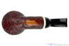 Blue Room Briars is proud to present this Bill Shalosky Pipe 750 Bent Sandblast Apple with Deer Antler