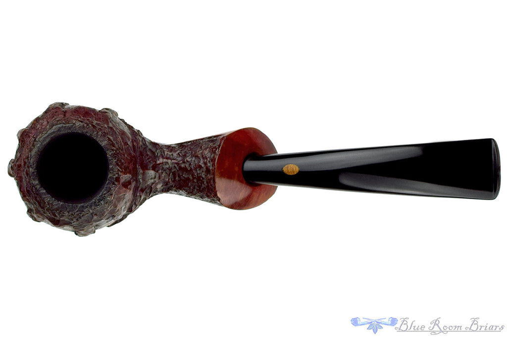 Blue Room Briars is proud to present this Capitello Gotico Bent Carved Apple Estate Pipe