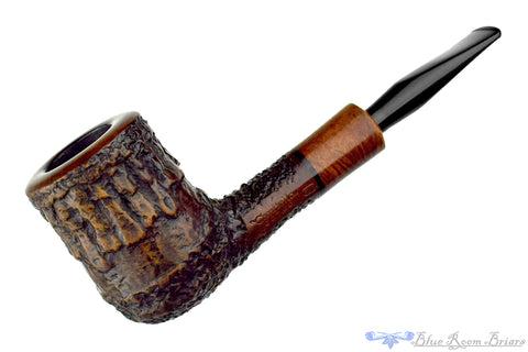 Stanwell 59 (Reg. Era) Bent Sandblast Acorn Estate Pipe with Replacement Stem