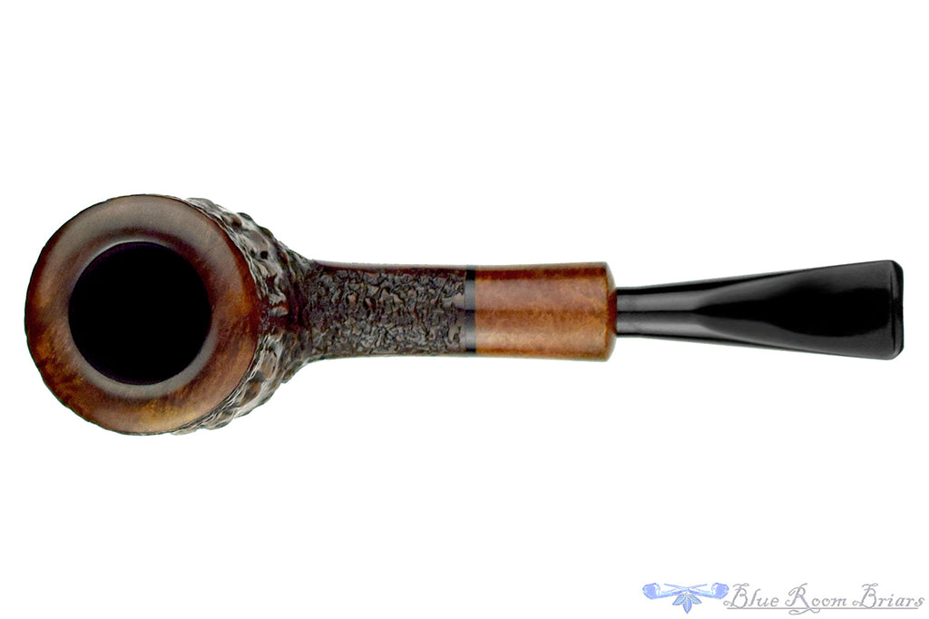 Blue Room Briars is proud to present this Capitello Gotico Carved Billiard with Briar Estate Pipe