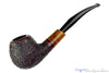 Blue Room Briars is proud to present this Capitello Bent Rusticated Apple with Briar and Military Mount Estate Pipe