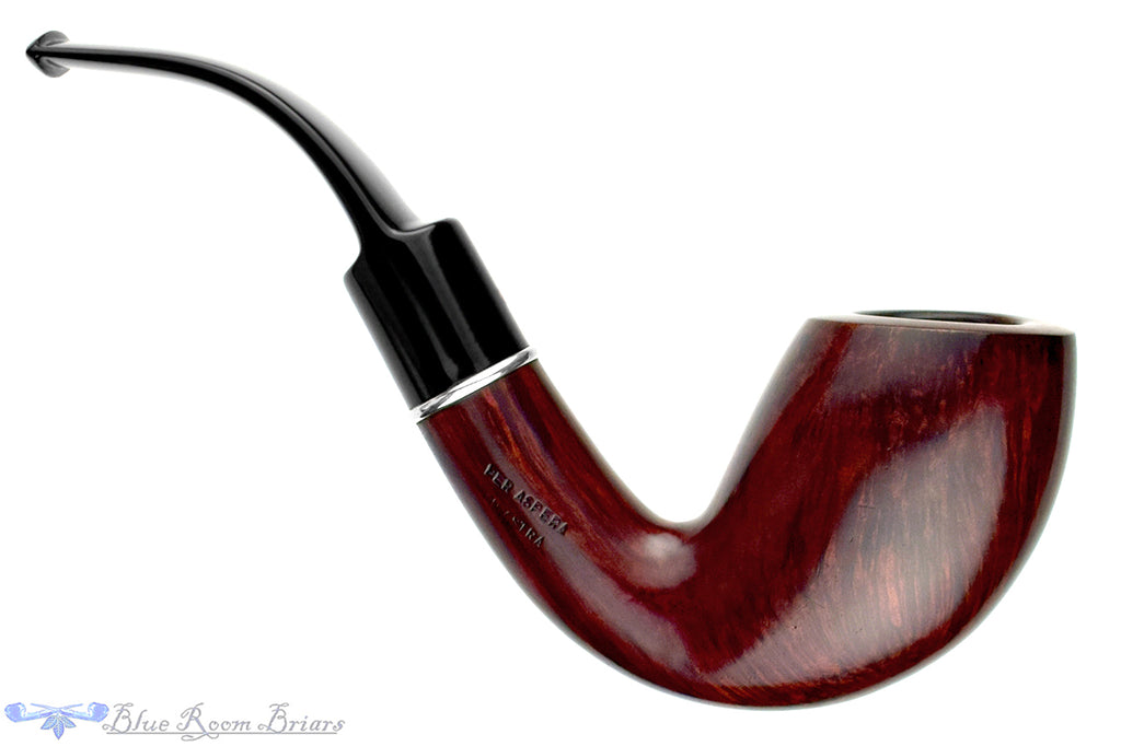 Blue Room Briars is proud to present this Ser Jacopo Maxima Bent Tulip with Nickel Estate Pipe