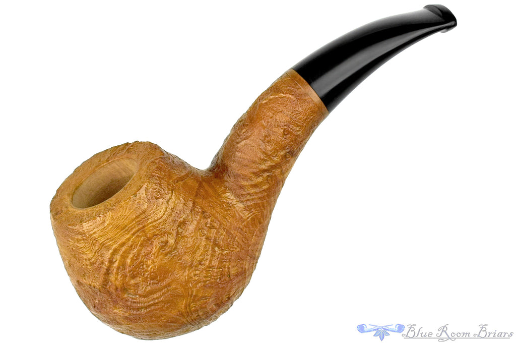 Blue Room Briars is proud to present this Jan Pietenpauw Pipe Sine Sandblast Strawberry Wood Hawkbill