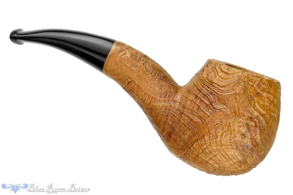 Blue Room Briars is proud to present this Jan Pietenpauw Pipe Sine Sandblast Strawberry Wood Hawkbill