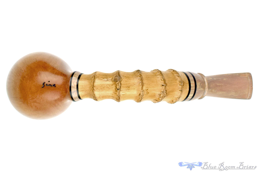 Blue Room Briars is proud to present this Jan Pietenpauw Pipe Sine Strawberry Wood Bulb with Bamboo, Brindle, and Plateau