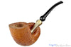 Chris Morgan Pipe Bent Tan Blast Pierced Nautilus with Horn Ferrule