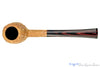 Blue Room Briars is proud to present this Yorgos Mitakidis Pipe 622 Strawberry Wood Tall Sandblast Billiard with Brindle