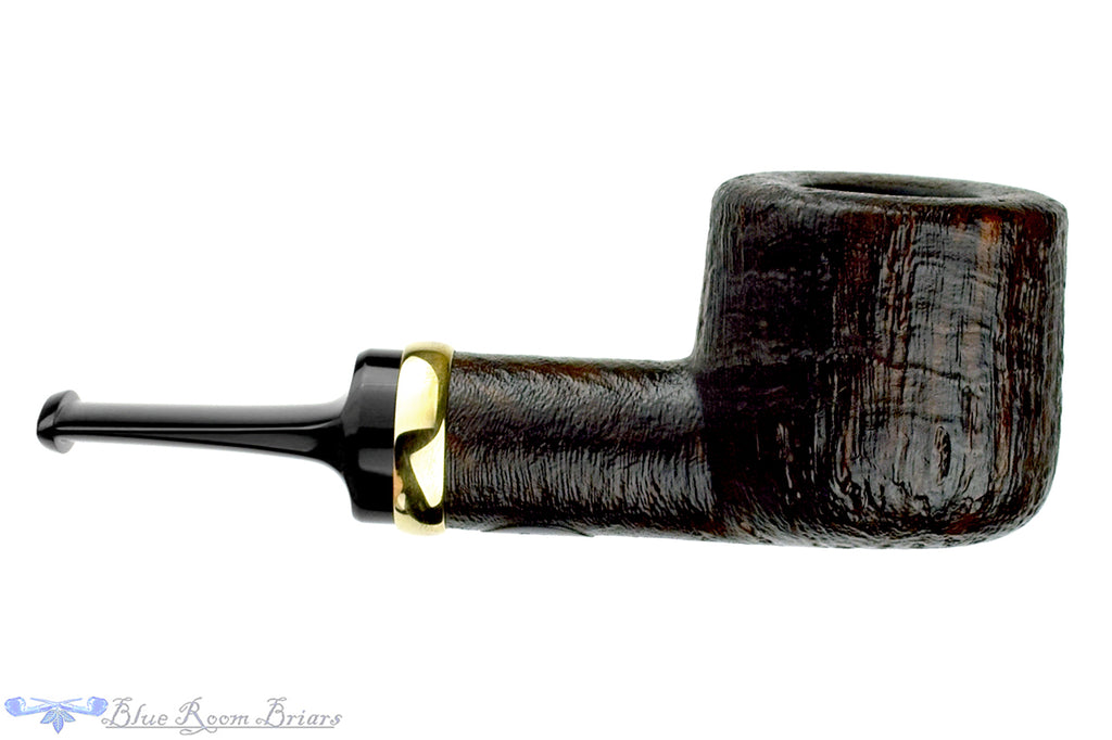 C. Martin Pipe by Chris Mattioda Sandblast Pot Sitter with Brass