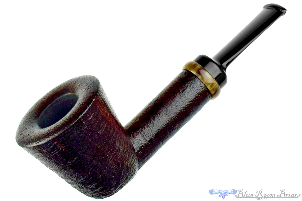 Blue Room Briars is proud to present this Chris Martin Pipe Sandblast Dublin with Faux Horn