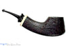 Blue Room Briars is proud to present this C. Martin Pipe by Chris Mattioda Bent Sandblast Volcano Sitter with Ivorite