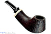 Blue Room Briars is proud to present this C. Martin Pipe by Chris Mattioda Bent Sandblast Volcano Sitter with Ivorite