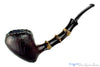 Blue Room Briars is proud to present this C. Martin Pipe by Chris Mattioda Bent Sandblast Acorn with Dark Bamboo and Plateau