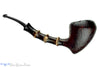 Blue Room Briars is proud to present this C. Martin Pipe by Chris Mattioda Bent Sandblast Acorn with Dark Bamboo and Plateau