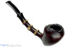 Blue Room Briars is proud to present this C. Martin Pipe by Chris Mattioda Bent Sandblast Acorn with Dark Bamboo and Plateau